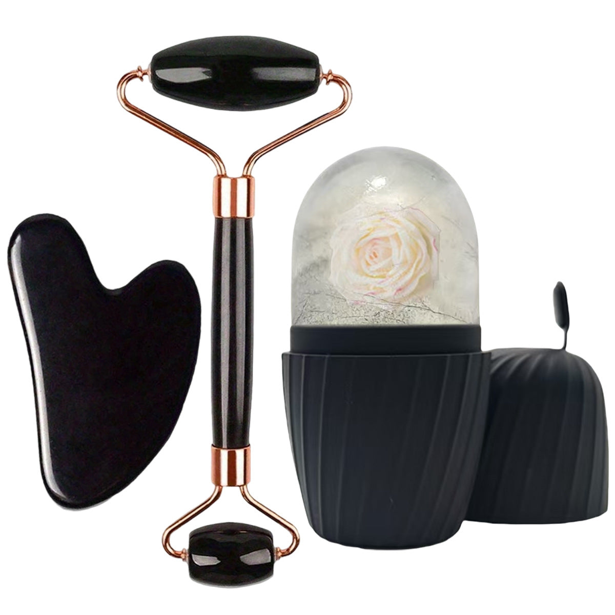 Ice Roller & Gua Sha Facial Set